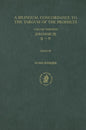 A Bilingual Concordance to the Targum of the Prophets: Jeremiah II (Bilingual Concordance to the Targum of the Prophets)