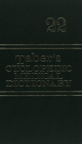 Taber's Cyclopedic Medical Dictionary (Thumb-indexed Version) (Taber's Cyclopedic Medical Dictionary (Thumb Index Version))